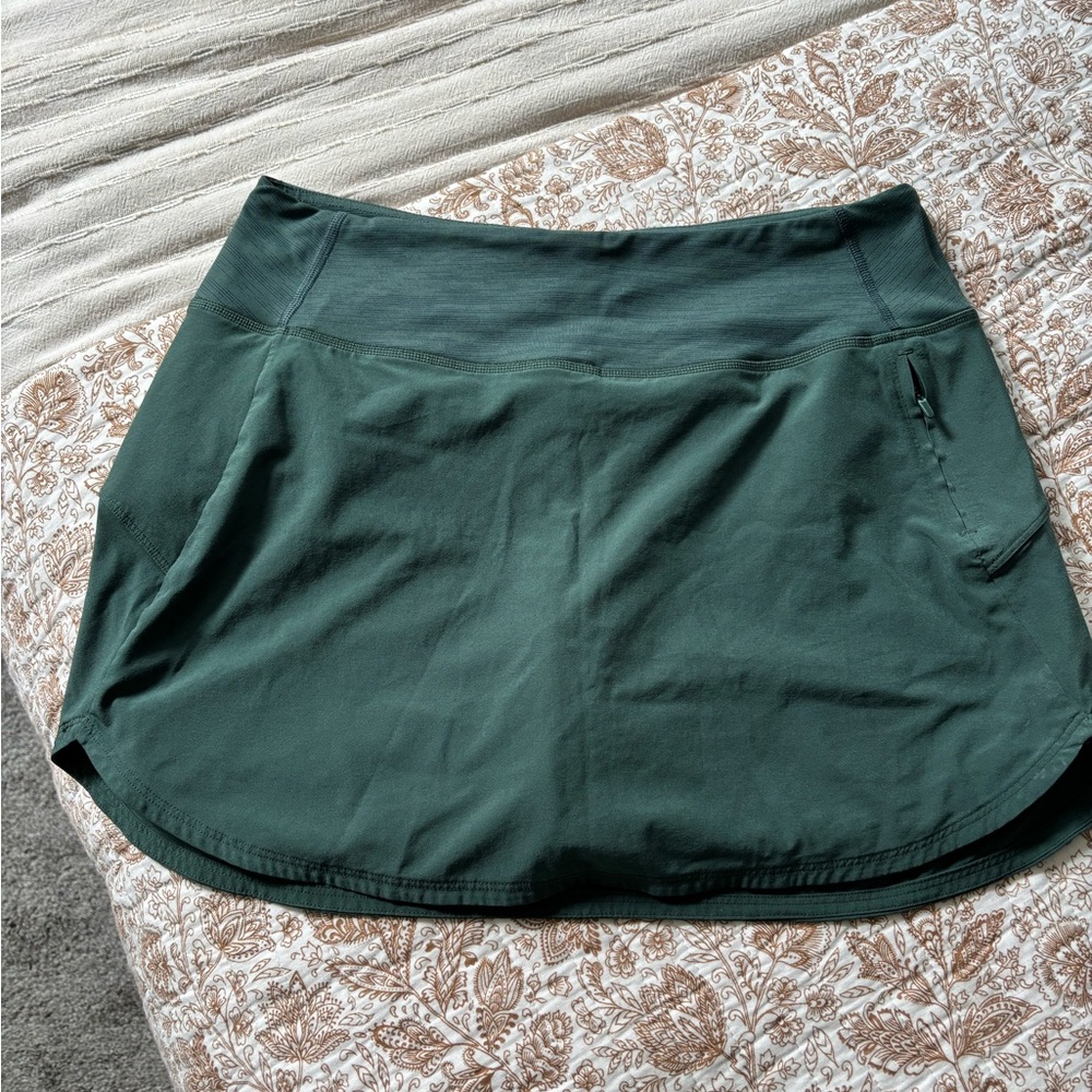 Outdoor Voices Forest Green Athletic Skort